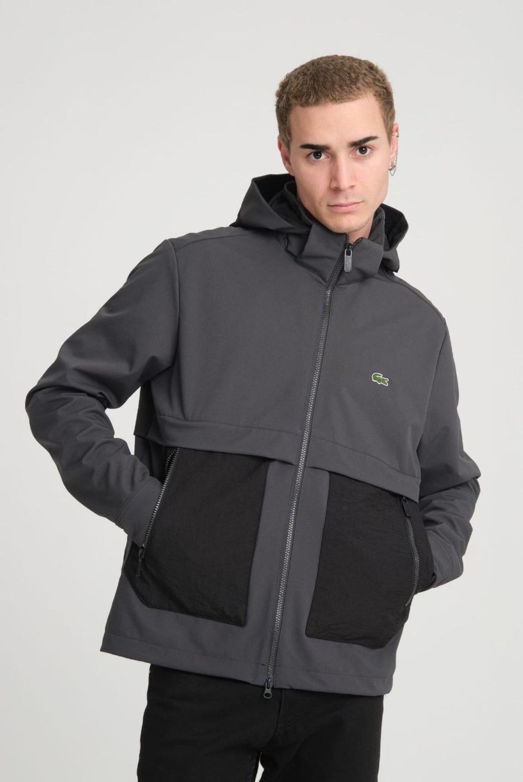 Lacoste Fermuarlı Cep Softshell