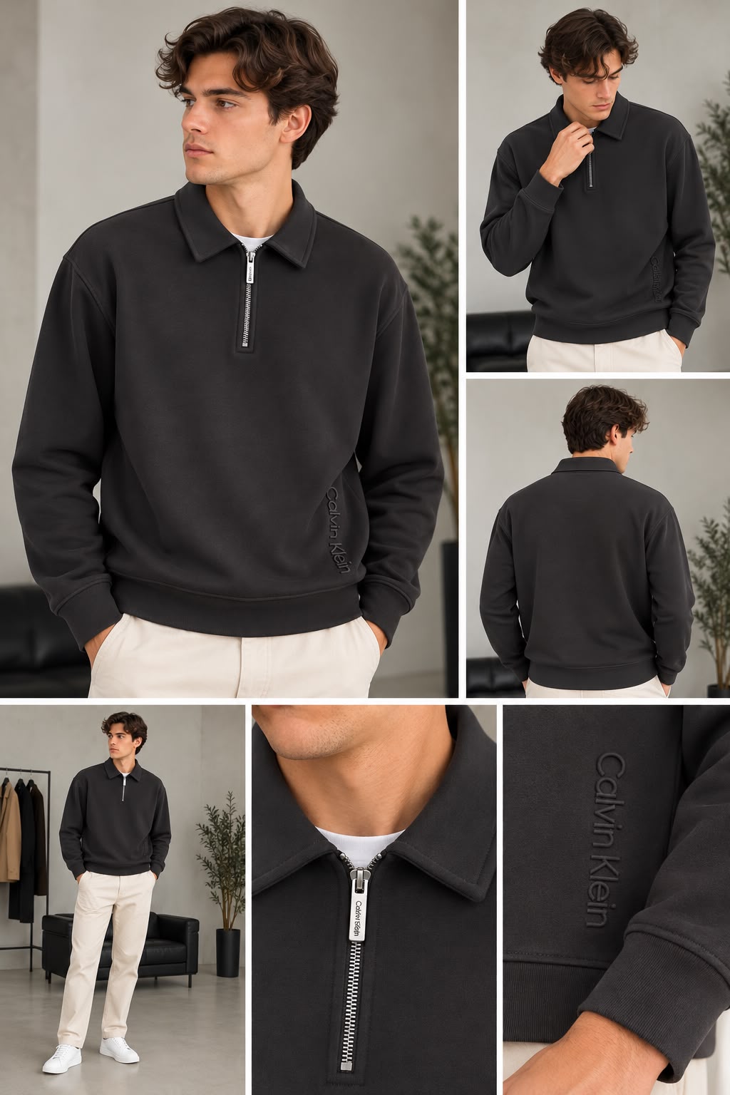 Ck Polo Sweatshirt